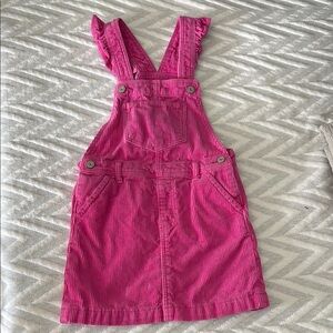 GAP Pink Corduroy Overall Bottoms with Classic Bib Design